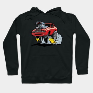 Muscle Car Cartoon Hoodie